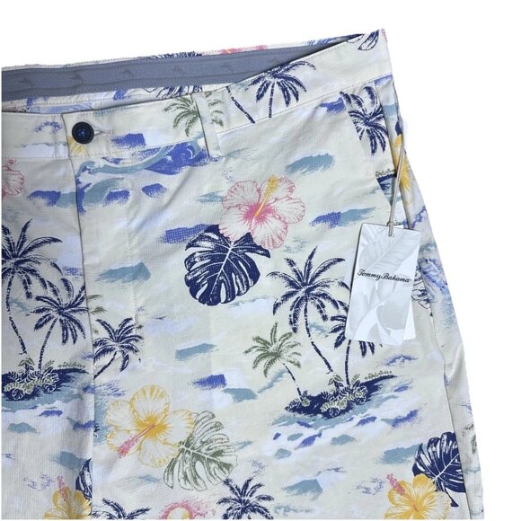 Tommy Bahama Aloha Fairway IslandZone Shorts Men’s 36 Bleached Sand 8" Inseam - Picture 3 of 10
